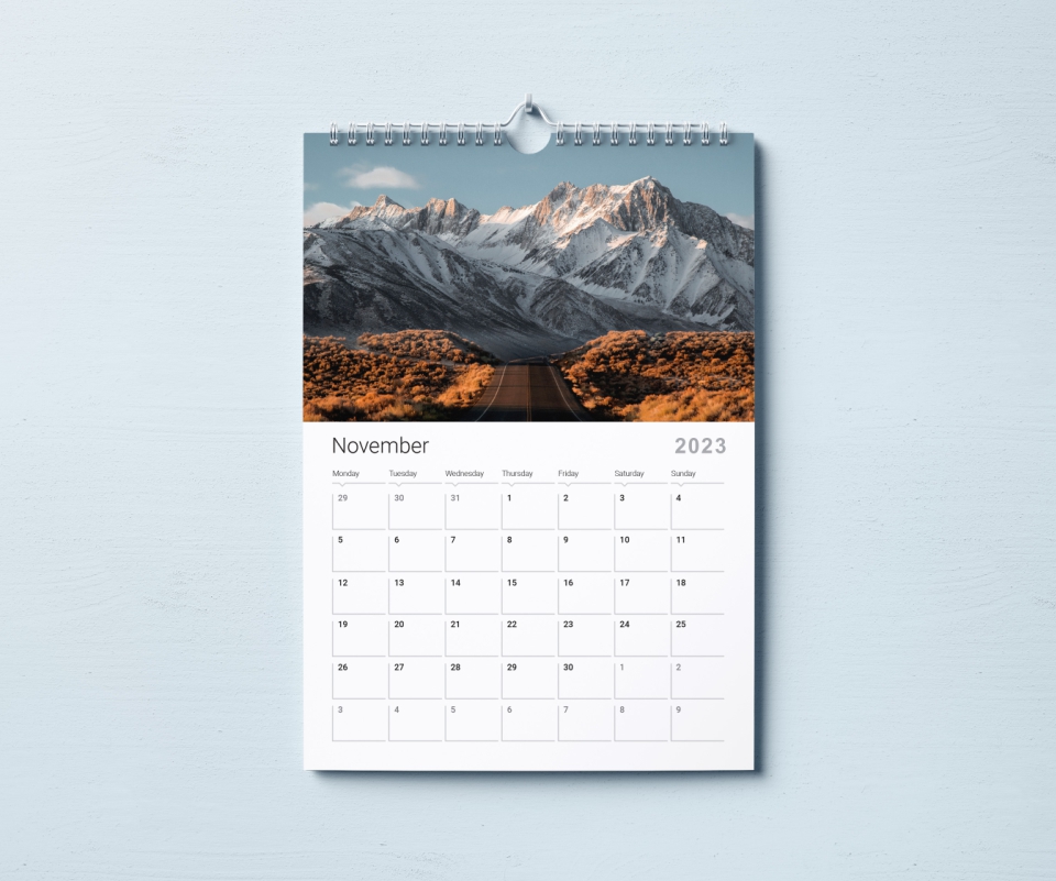 Monthly Wall Calendars